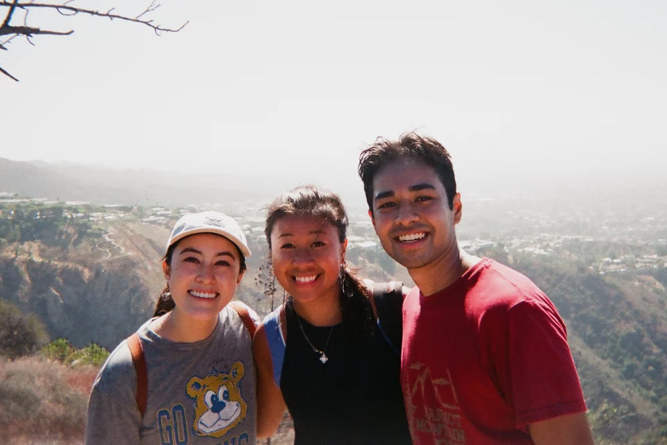 Medical student Clare Moffatt, pictured here with friends, shares her story of becoming a doctor