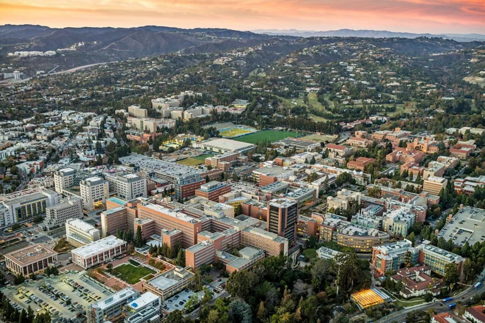 Aerial view of Los Angeles