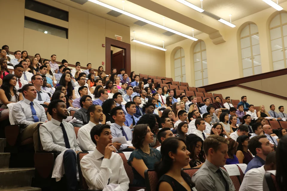 Medical school lecture hall