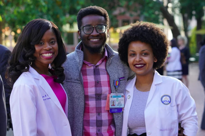 A group of BIPOC MD Students posing for the camera