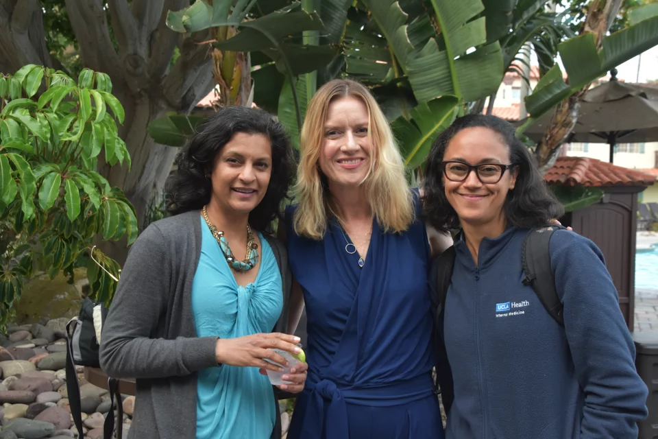 Faculty members including Christina Harris, MD and Lisa Skinner, MD pose for the camera