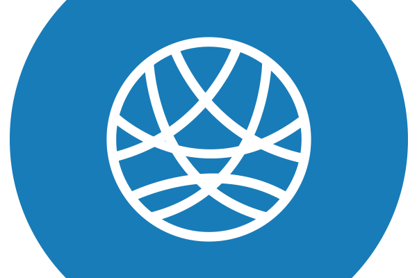Blue and white icon representing a detachable coil