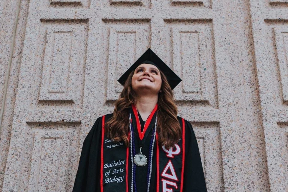 Medical student Maria Tercero Paz, pictured here at her college graduation, shares her story of becoming a doctor 