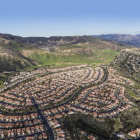 An aerial view of Aliso Canyon
