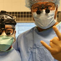 What's It Like to Perform Your First Surgery? Surgical Resident and Surgeon Post for Camera