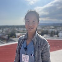Medical student Chelsea Pan, pictured on the roof of a hospital, shares her story of becoming a doctor