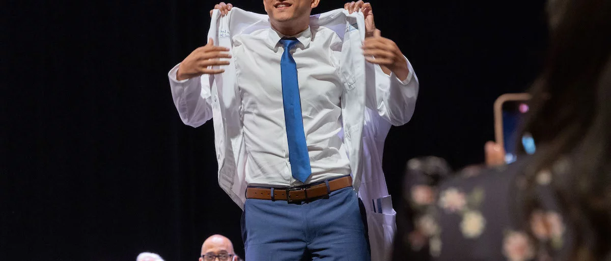 Becoming a Doctor: Addee Lerner and his white coat