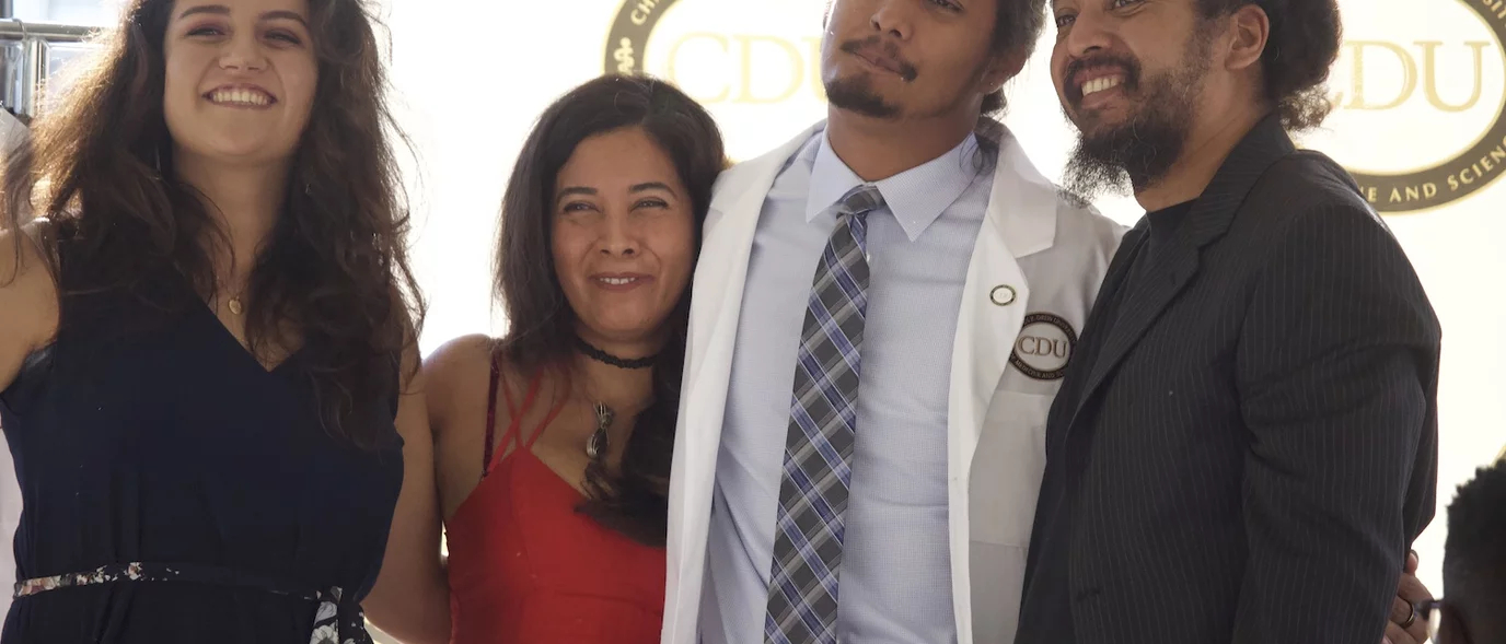 Becoming a doctor: Ilich Rodriguez Rivas during the White Coat Ceremony