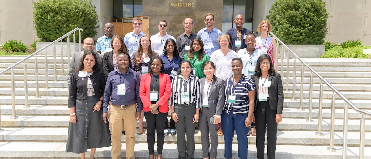 Medical student Nafisa Wara pictured with her Fogarty fellowship colleages