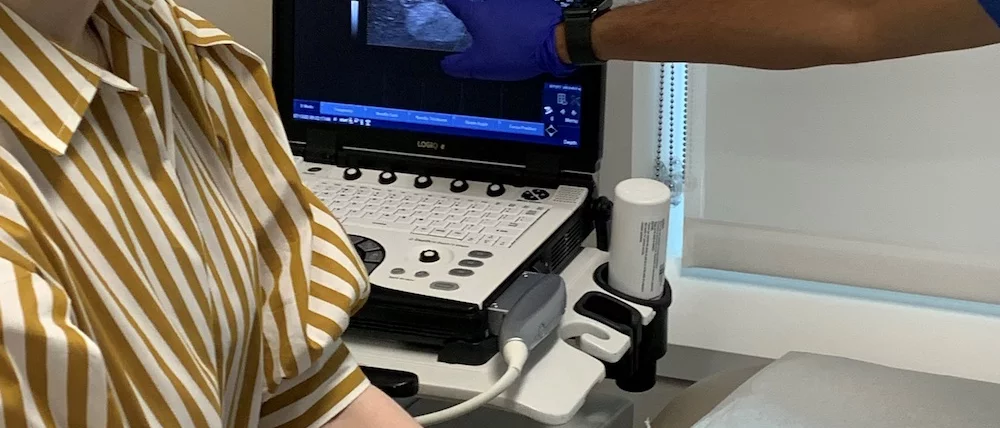 UCLA Health Endocrinologist Performs Thyroid Disorder Ultrasound