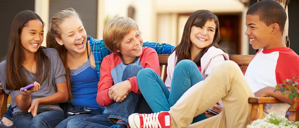 What Causes Tourette Syndrome Group of Children Laughing