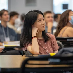 UCLA bioscience graduate students during program orientation