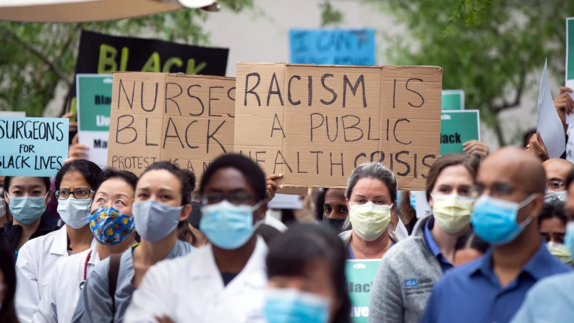 The UCLA Health community in a moment of solidarity: Summer 2020