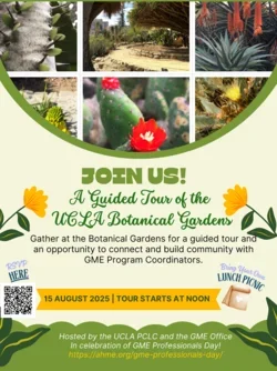 Botanical Gardens Tour Flyer