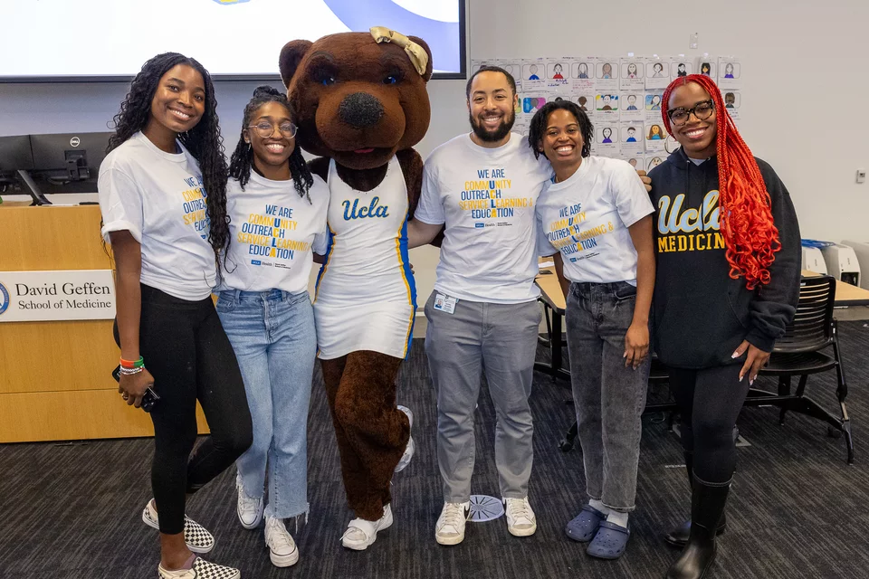 Group of UCLA Medical Students engaging in community outreach.