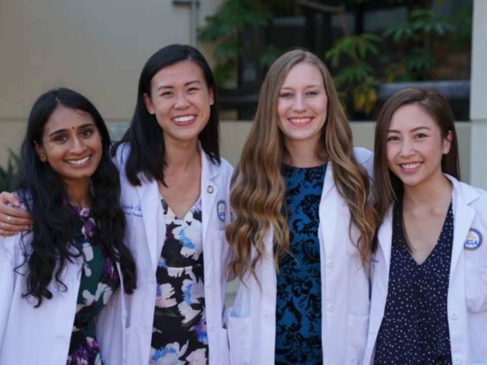 A group of medical school students